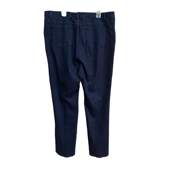 Coldwater Creek Classic Fit Jeans Womens Sz 22 Tall Straight Leg Plus Blue Denim - Picture 2 of 3